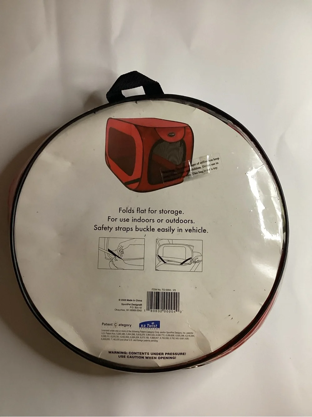 Sport Pet Designs Large Pop Open Dog Kennel Fabric For Pets Up To 70 Lb Travel